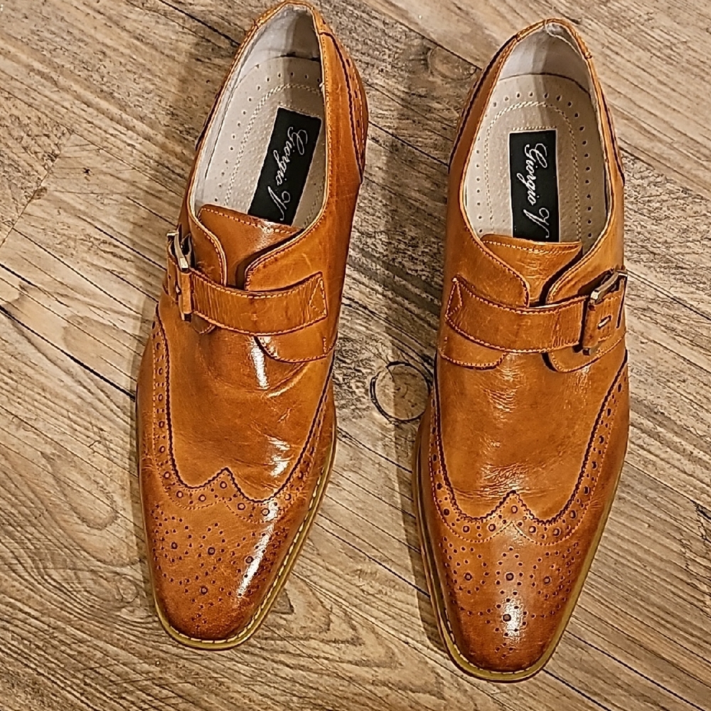 Men's Tan Leather Shoes